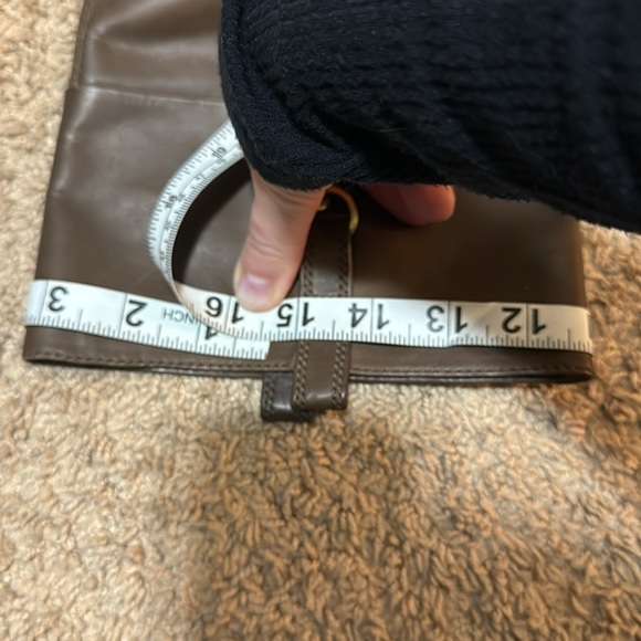 COACH brown leather knee lenght boots - Picture 9 of 10